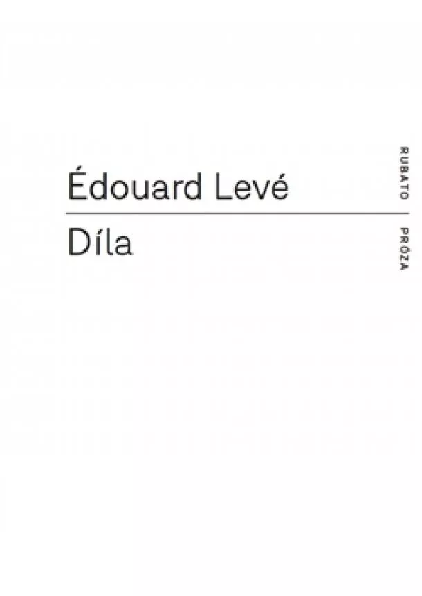 Édouard Levé - Díla