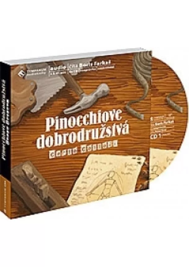 Carlo Collodi - Pinocchiove dobrodružstvá (4x Audio na CD)