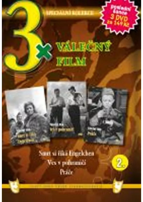 autor neuvedený - 3x DVD - Válečný film 2.