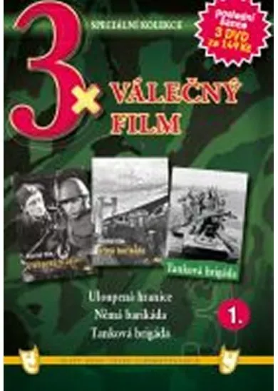 3x DVD - Válečný film 1.