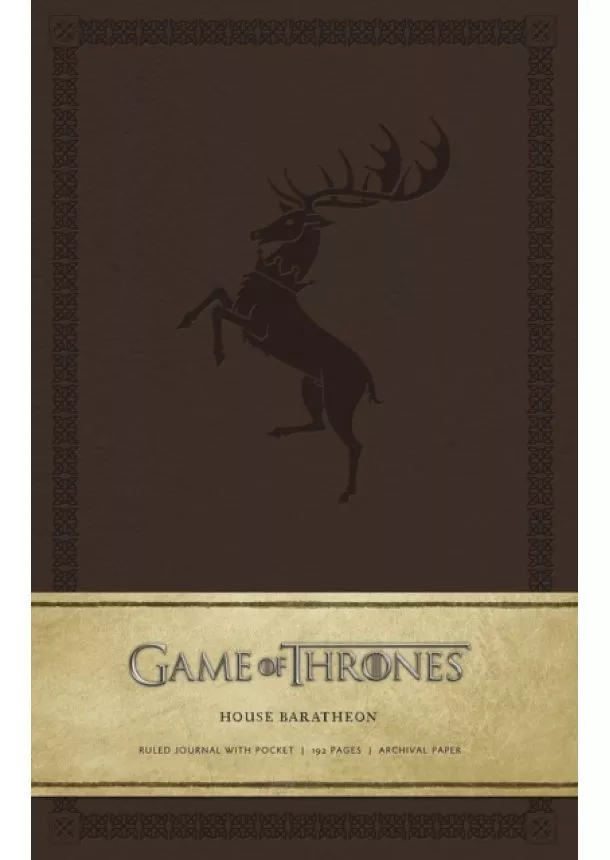 . HBO - GOT Ruled Journal: House of Baratheon