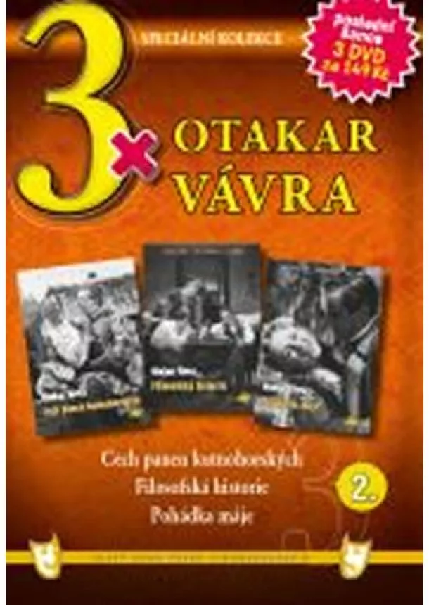 autor neuvedený - 3x DVD - Otakar Vávra 2.