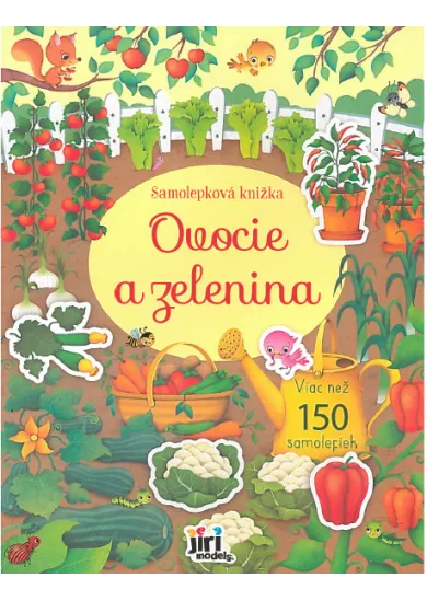 Samolepková knižka - Ovocie a zelenina