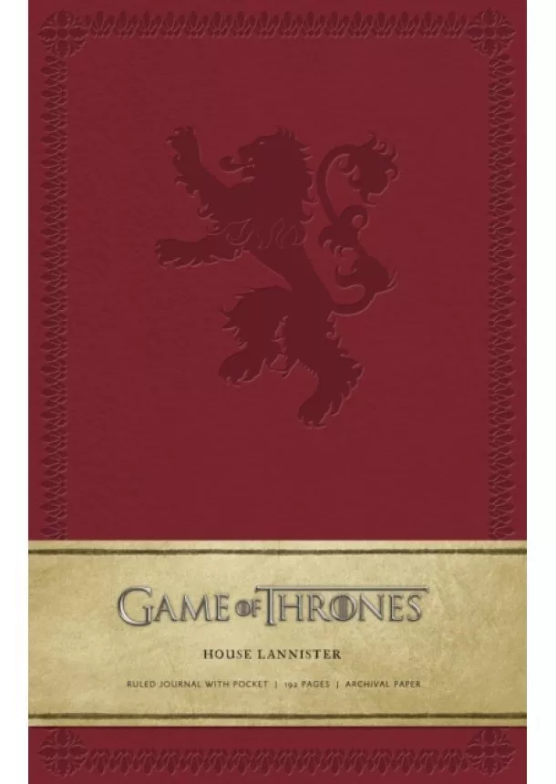 . HBO - GOT Ruled Journal: House of Lannister