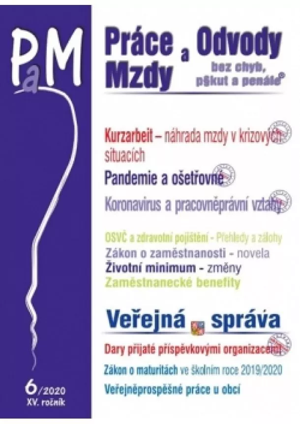 Ladislav Jouza  JUDr. - Práce a mzdy 6/2020 Kurzarbeit - náhrada