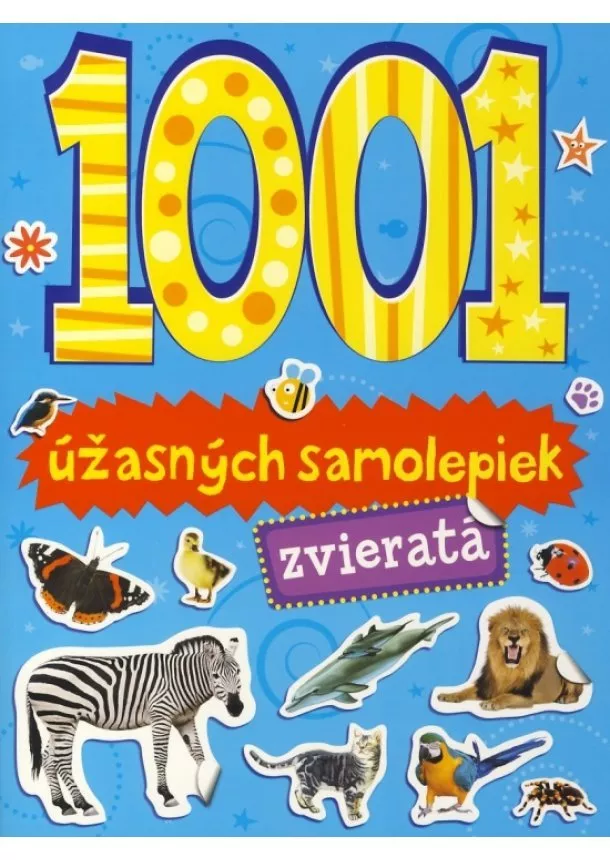 autor neuvedený - 1001 úžasných samolepiek - zvieratá