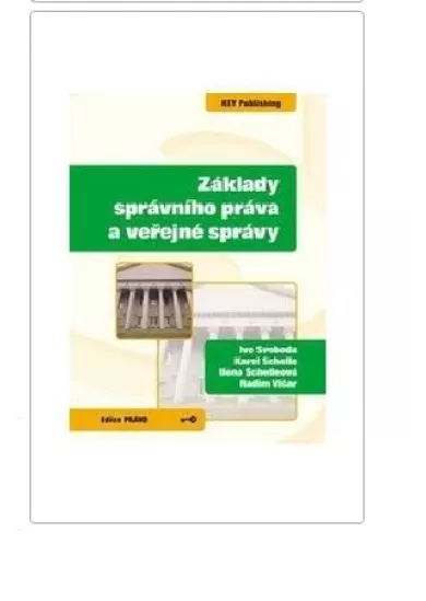 Základy správního práva a veřejné správy