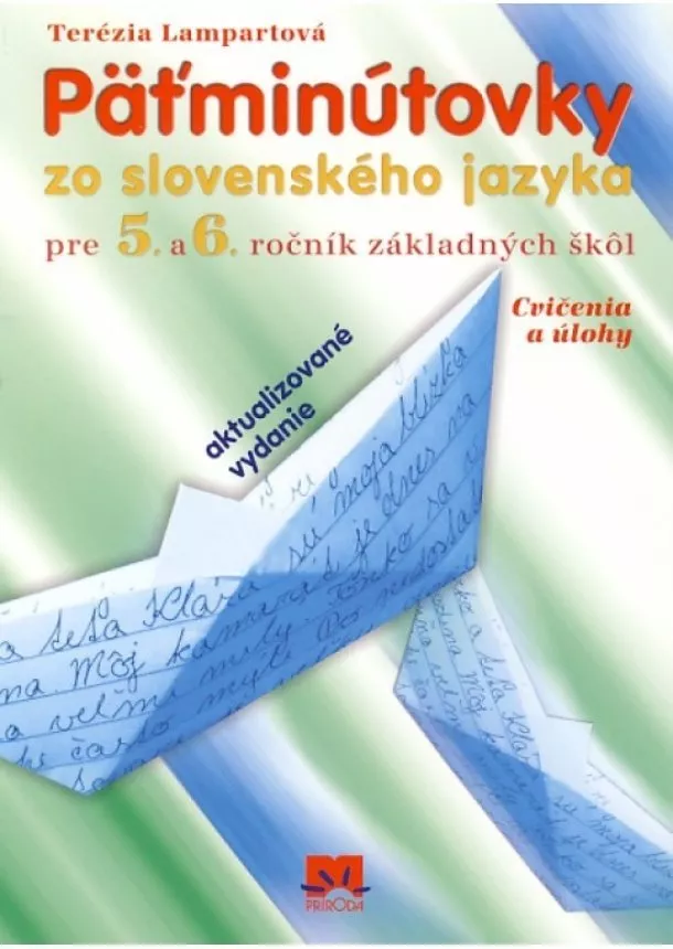 Terézia Lampartová - Päťminútovky zo slovenského jazyka pre 5.- 6.ročník základných škôl - 4.vydanie