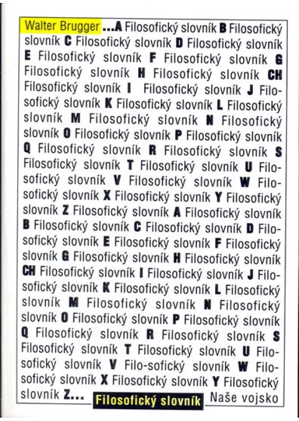 Walter Brugger - Filosofický slovník