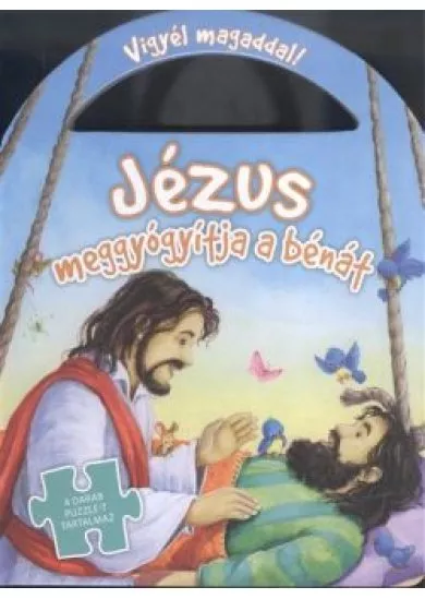 Jézus meggyógyítja a bénát /Vigyél magaddal! 4db puzzle-t tartalmaz
