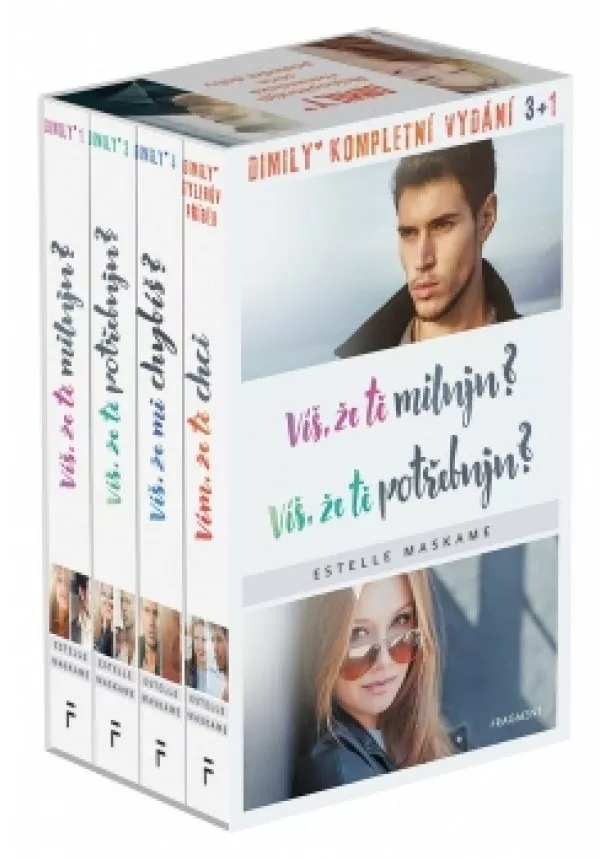 Estelle Maskame - Víš, že… DIMILY 1.-4. díl – box