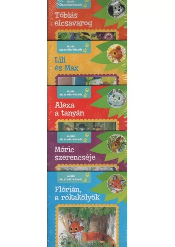 Mesekönyv - Mesék állatkölykökről: 5 mini mesekönyv