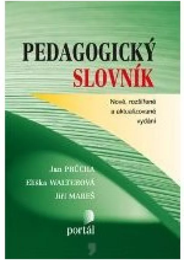 Jan Průcha, Walterová Eliška;  Mareš Jiří - Pedagogický slovník