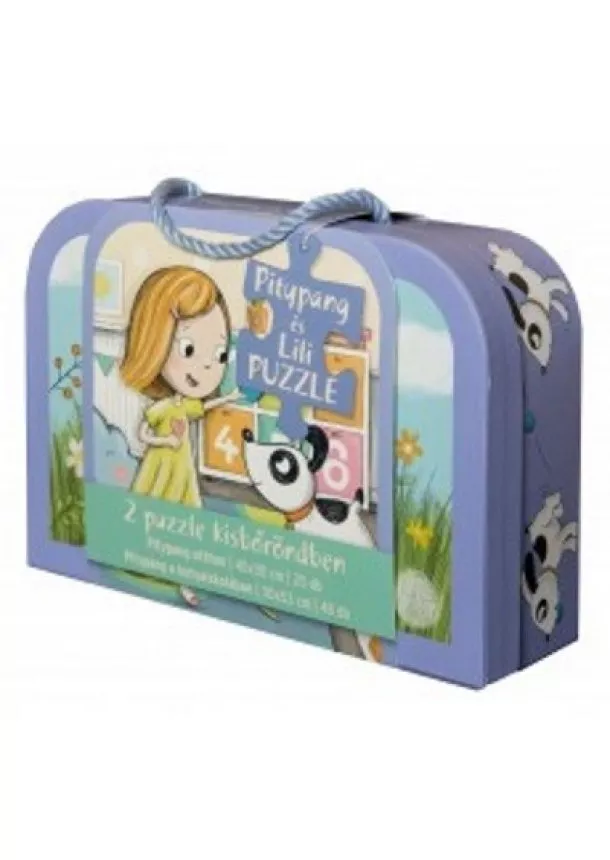 Pásztohy Panka - Pitypang és Lili puzzle - 2 puzzle kisbőröndben