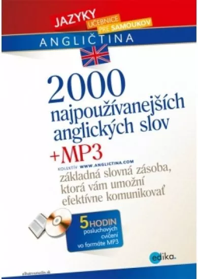 2000 najpoužívanejších anglických slov + CD MP3