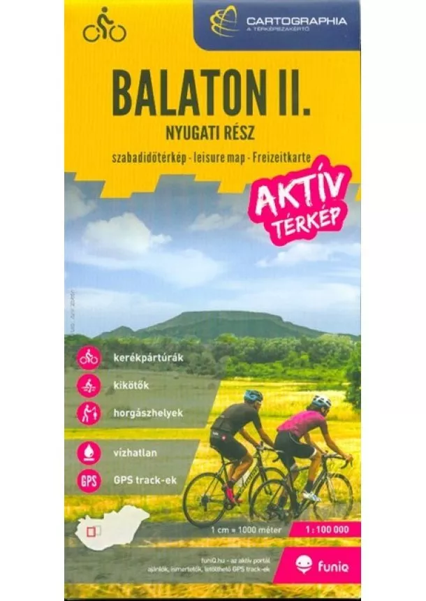 Térkép - Balaton II. - Nyugati rész /Szabadidőtérkép