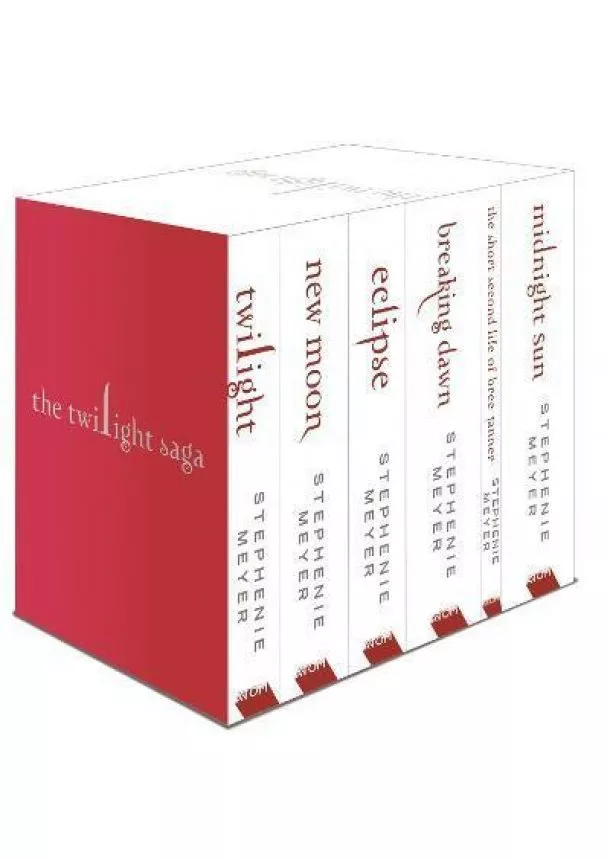 Stephenie Meyer - Twilight Saga 6 Book Set (White Cover)