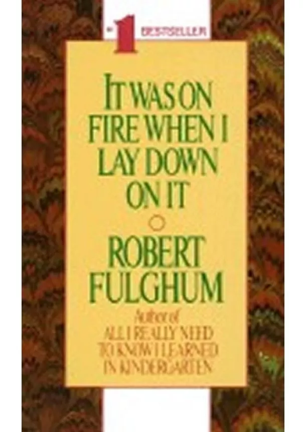 Robert Fulghum - It Was on Fire When I Lay Down