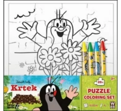 Krtek - Omalovánky puzzle