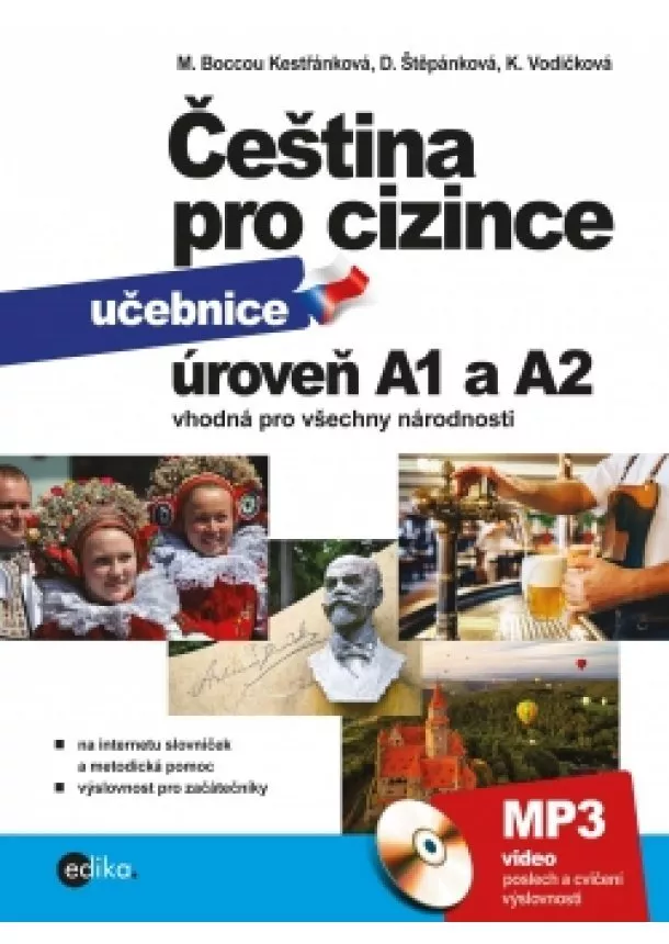 Marie Boccou Kestřánková, Dagmar Štěpánková, Kateřina Vodičková - Čeština pro cizince A1 a A2