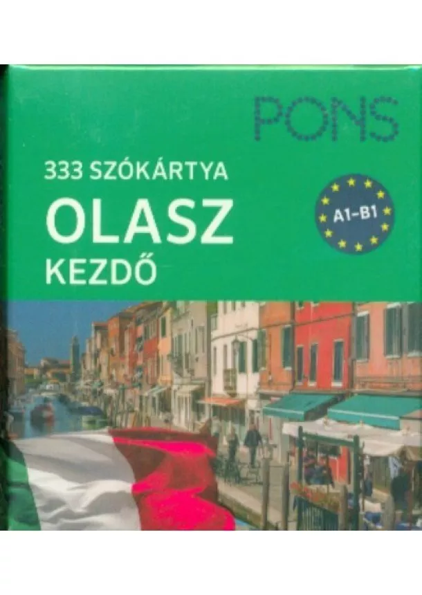 Kártya - PONS Szókártyák - Olasz Kezdő 333 Szó