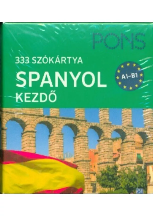 Kártya - PONS Szókártyák - Spanyol Kezdő 333 Szó