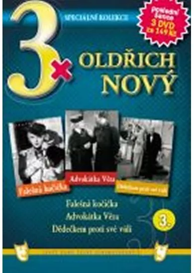 3x DVD - Oldřich Nový 3.