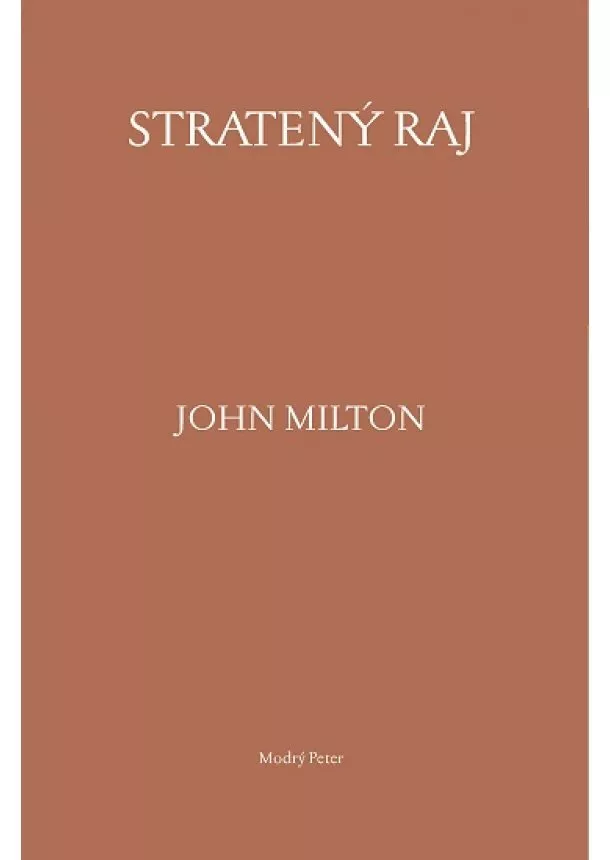 John Milton - Stratený raj