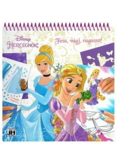 Disney hercegnők - Fess, vágj, ragassz!