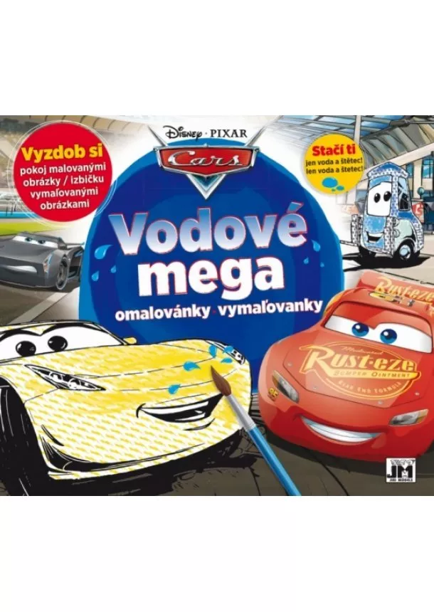 Disney/Pixar - Mega vodové vymaľovanky/ Cars