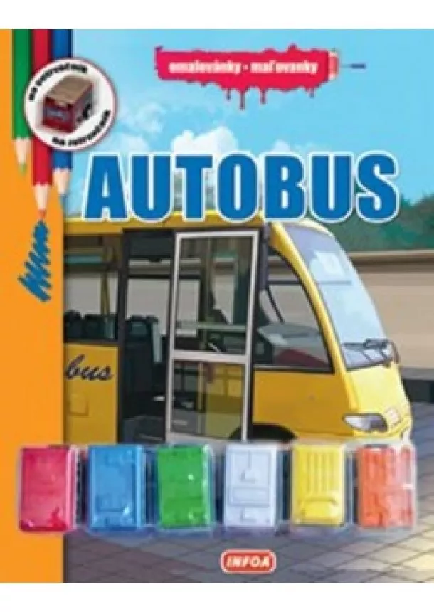 autor neuvedený - Autobus - Omalovánky + 6 hraček