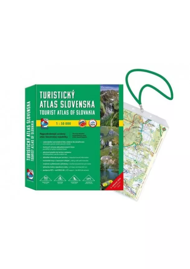 Turistický atlas Slovenska 1:50 000 - Tourist atlas of Slovakia