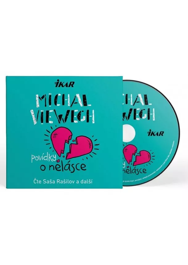 Viewegh Michal, EUROMEDIA GROUP - Viewegh Michal:  Povídky O Nelásce / Audiokniha / Mp3-Cd