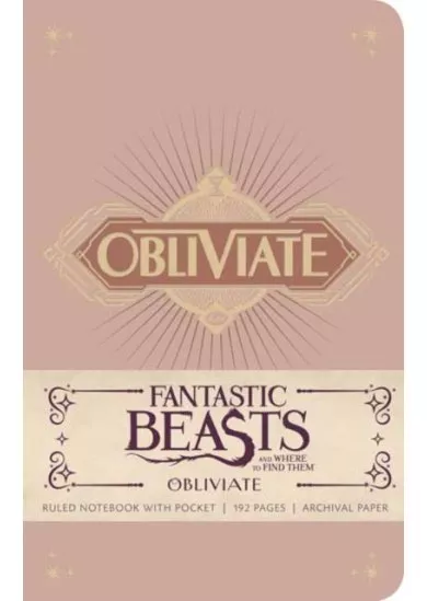 Fantastic Beasts And Where To Find Them: Obliviate Notebook