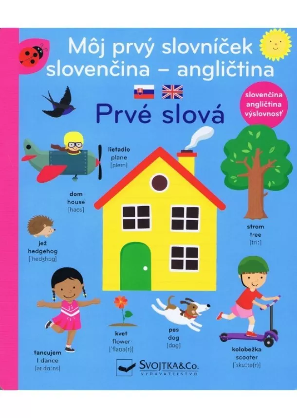 autor neuvedený - Môj prvý slovníček - prvé slová slovenčina - angličtina