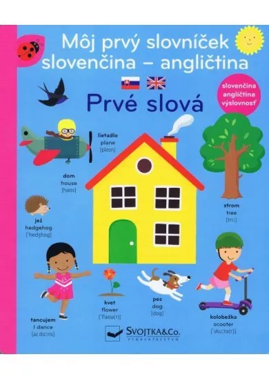 Môj prvý slovníček - prvé slová slovenčina - angličtina