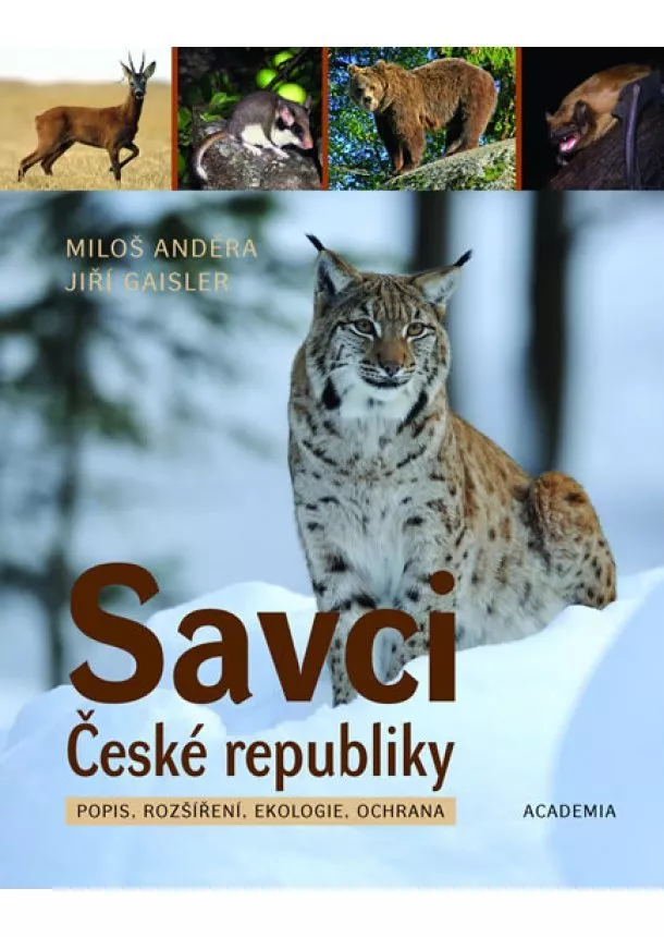 Anděra Miloš a kolektiv - Savci České republiky