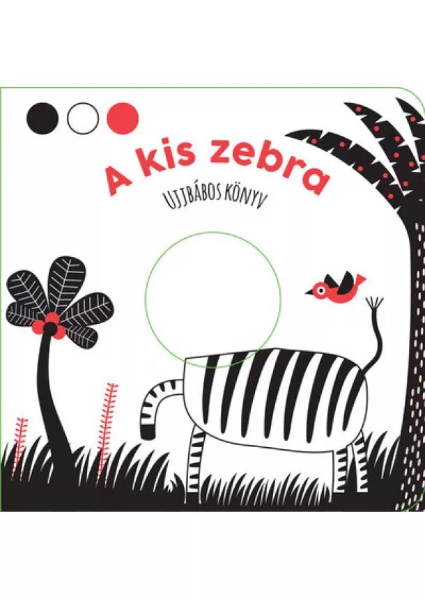 Leporelló - A kis zebra - Ujjbábos könyv