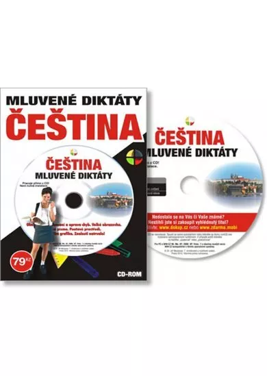 Český jazyk – Mluvené diktáty – učivo ZŠ a SŠ - CD