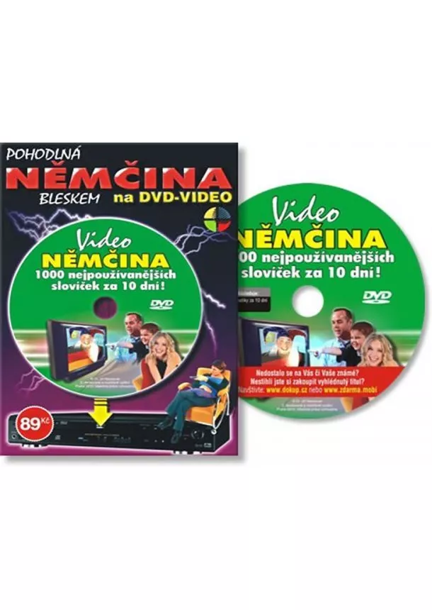 autor neuvedený - Němčina 1000 slov za 10 dní - DVD