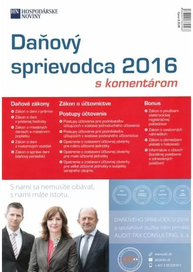 Daňový sprievodca 2016 - S komentárom