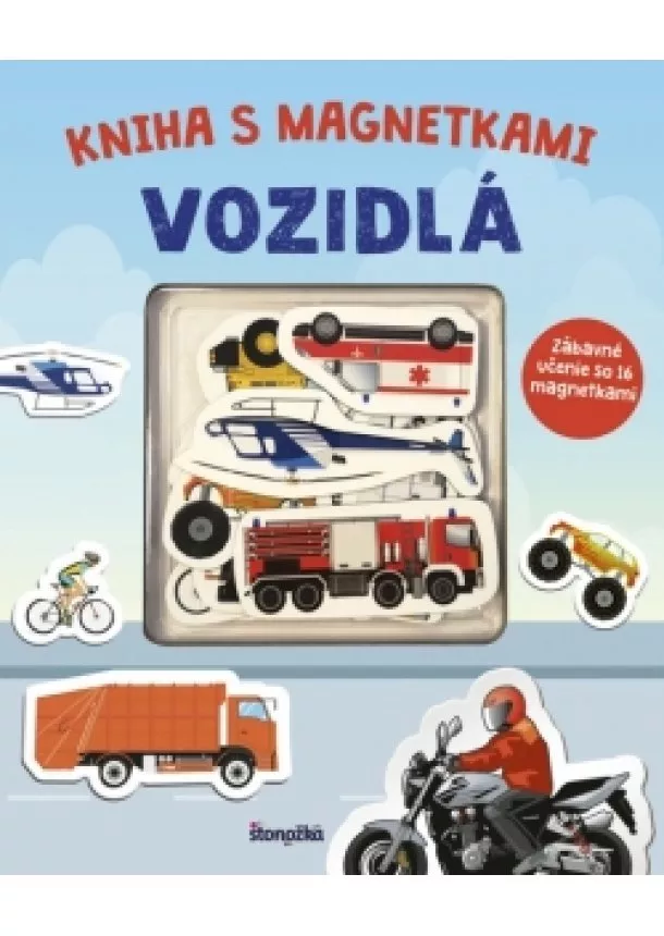 autor neuvedený - Kniha s magnetkami: Vozidlá