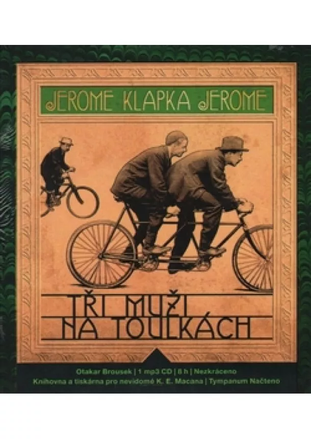 Jerome Klapka Jerome - Tři muži na toulkách (1xaudio na cd - mp3)