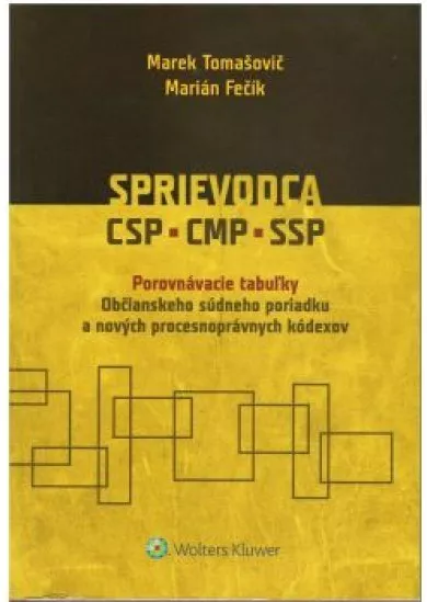 Sprievodca CSP, CMP, SSP