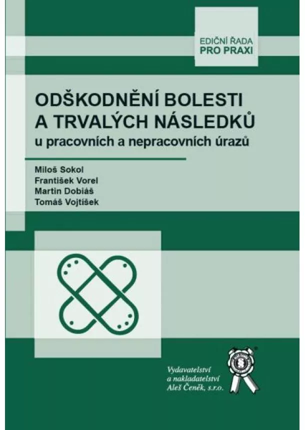 Miloš Sokol, František Vorel, Martin Dobiáš - Odškodnění bolesti a trvalých následků u pracovních a nepracovních úrazů