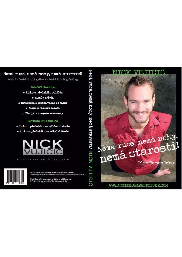 Nick Vujicic - Nemá ruce, nemá nohy, nemá starosti!