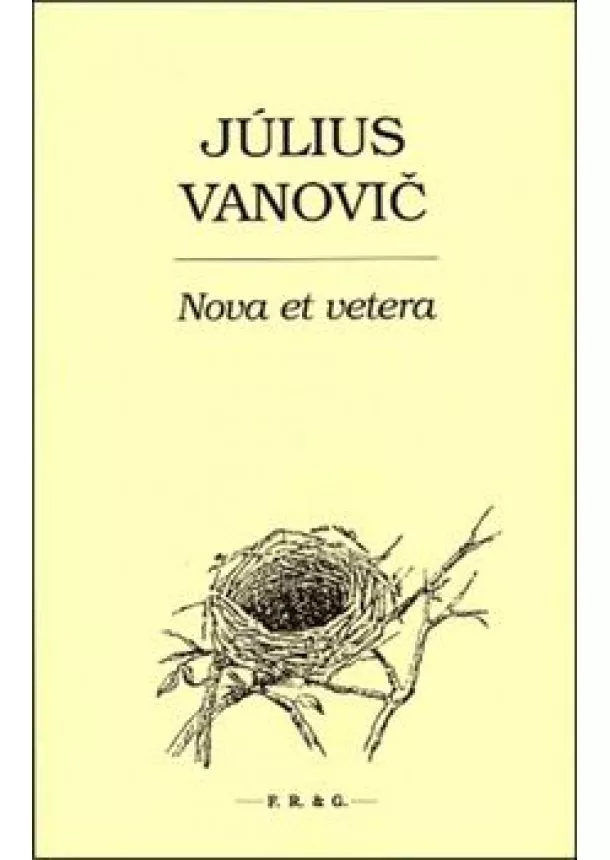 Július Vanovič   - Nova et vetera