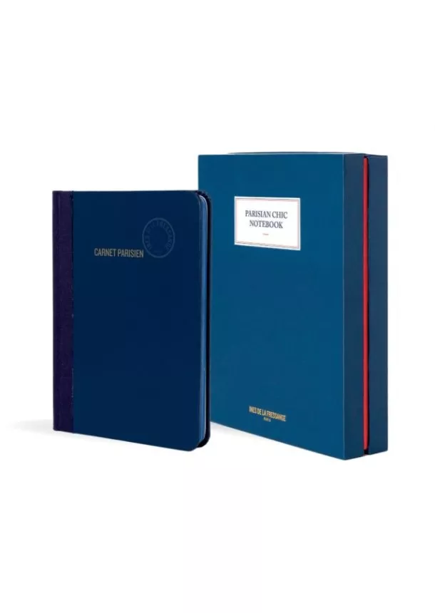 Ines de la Fressange - Parisian Chic Notebook blue, large