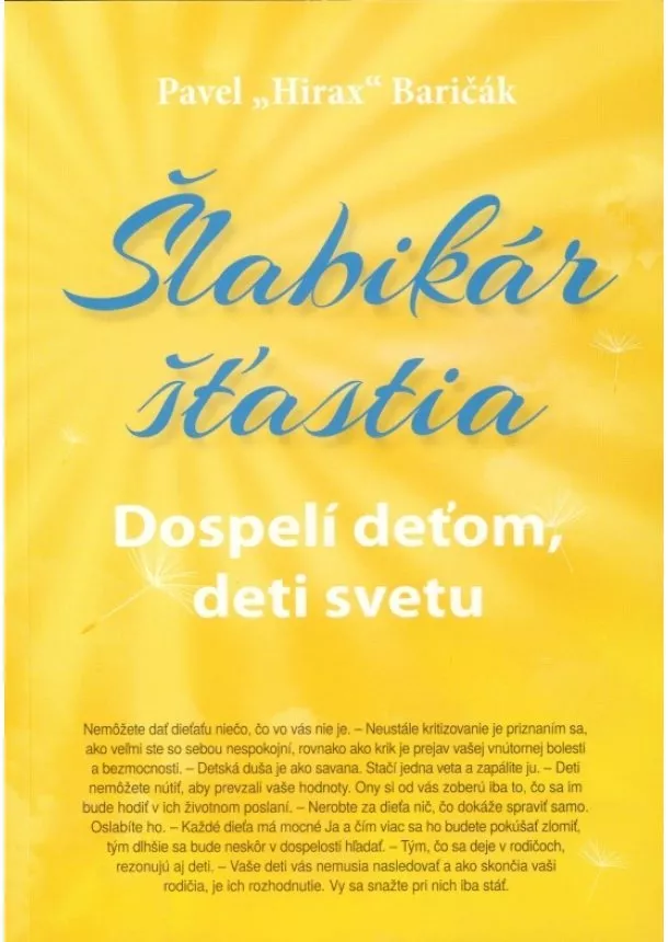 Šlabikár šťastia 3. - Dospelí deťom, deti svetu