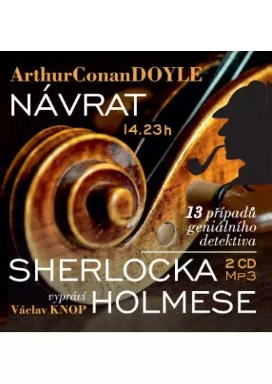 Návrat Sherlocka Holmese - 2 CDm3 (Čte Václav Knop)